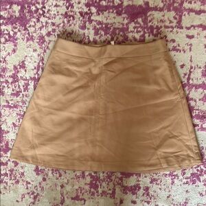 Express Tan Mini A-Line Skirt